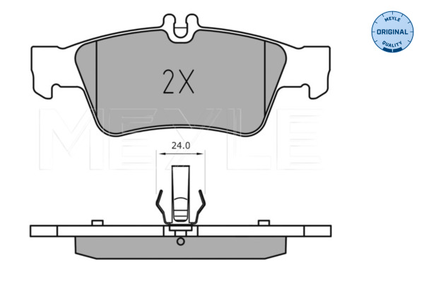 Brake Pad Set, disc brake (Front axle)  Art. 0252333516