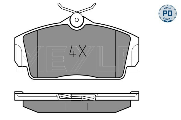 Brake Pad Set, disc brake (Front axle)  Art. 0252346316PD