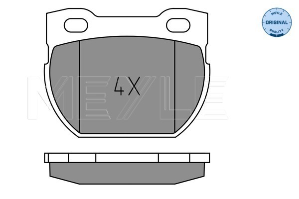 Brake Pad Set, disc brake (Rear axle)  Art. 0252347118