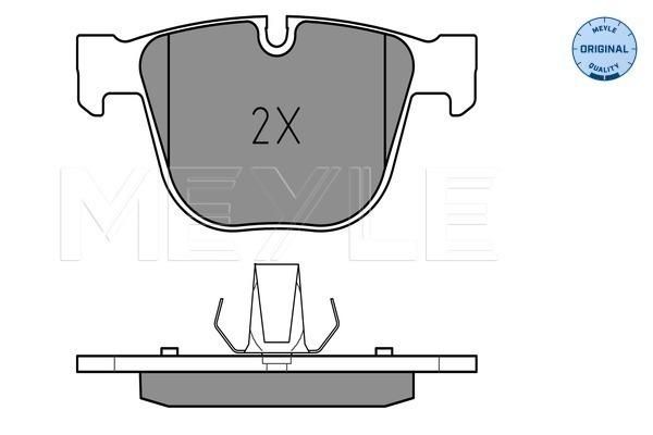 Brake Pad Set, disc brake (Rear axle)  Art. 0252373017