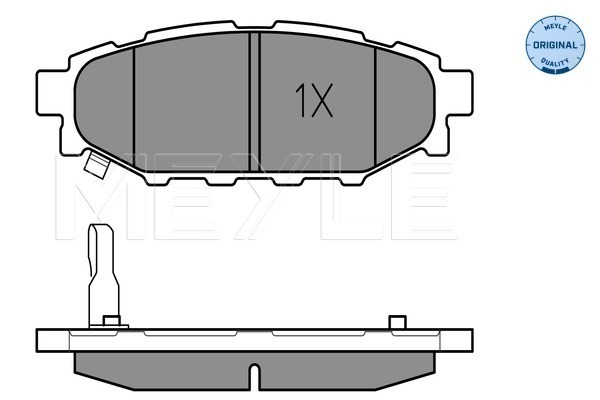 Brake Pad Set, disc brake (Rear axle)  Art. 0252427114W