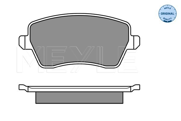 Brake Pad Set, disc brake (Front axle)  Art. 0252440317W