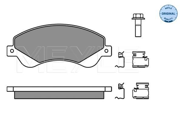 Brake Pad Set, disc brake (Front axle)  Art. 0252448518W