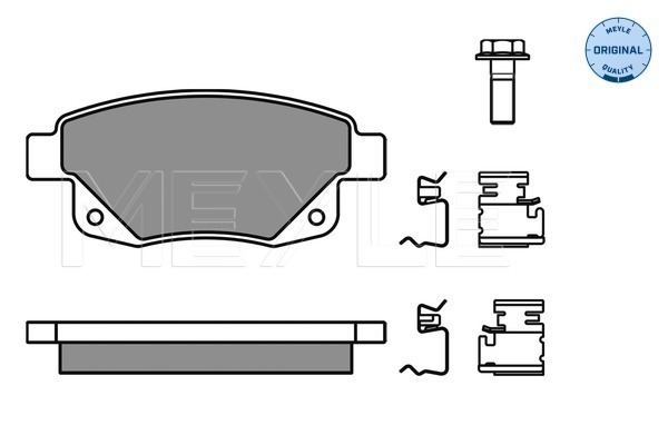 Brake Pad Set, disc brake (Rear axle)  Art. 0252448617W