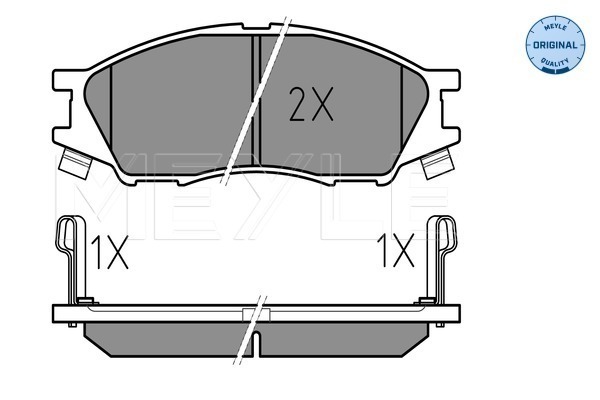 Brake Pad Set, disc brake (Front axle)  Art. 0252464815W