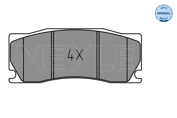 Brake Pad Set, disc brake (Front axle)  Art. 0252485017