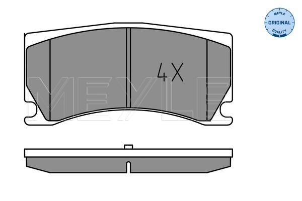 Brake Pad Set, disc brake (Rear axle)  Art. 0252485115