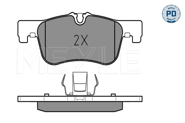 Brake Pad Set, disc brake (Front axle)  Art. 0252501418PD