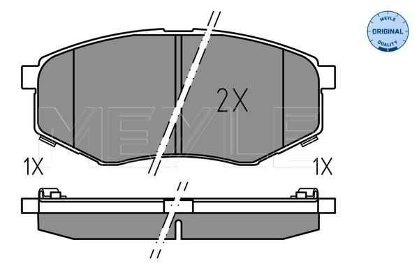 Brake Pad Set, disc brake (Front axle)  Art. 0252518718