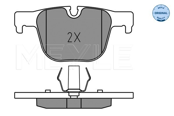 Brake Pad Set, disc brake (Rear axle)  Art. 0252551417