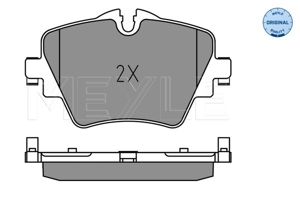 Brake Pad Set, disc brake (Front axle)  Art. 0252561718