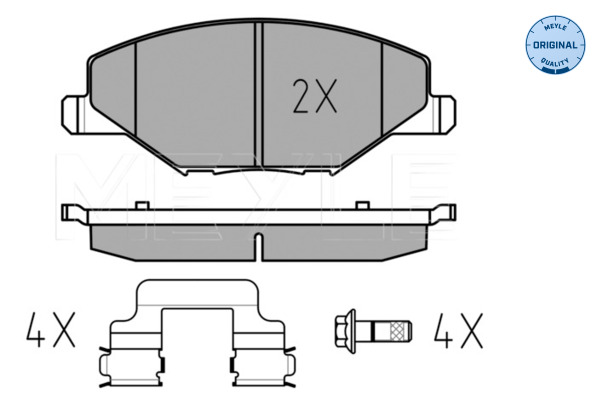 Brake Pad Set, disc brake (Front axle)  Art. 0252568118