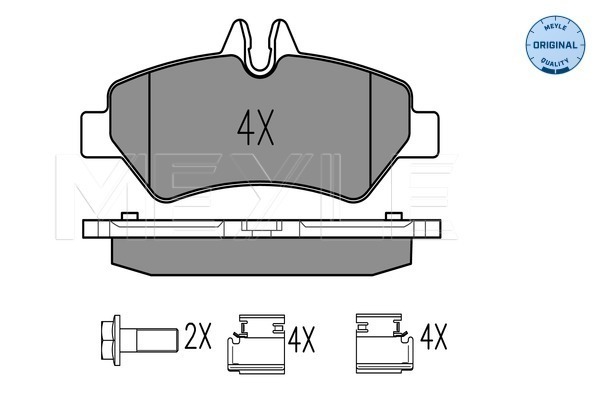 Brake Pad Set, disc brake (Rear axle)  Art. 0252919019