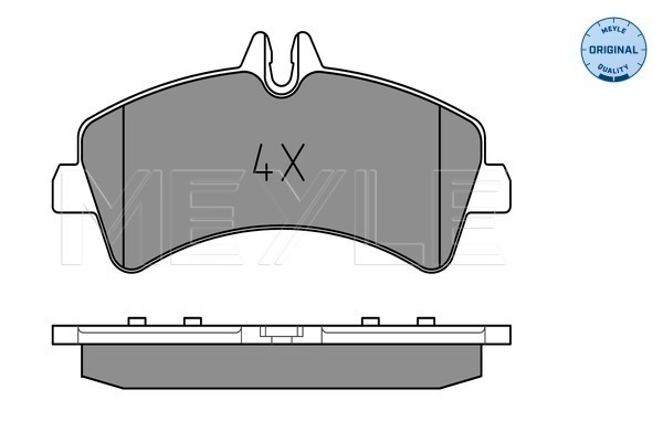 Brake Pad Set, disc brake (Rear axle)  Art. 0252921720