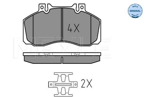 Brake Pad Set, disc brake (Front axle)  Art. 0252983521