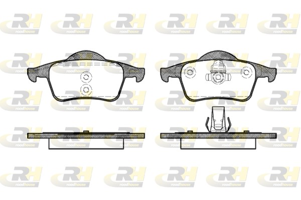 Brake Pad Set, disc brake (Rear axle)  Art. 271400