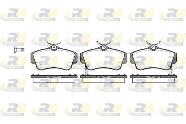 Brake Pad Set, disc brake (Front axle)  Art. 275302