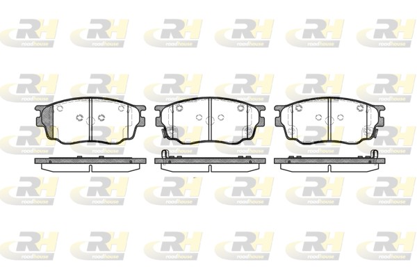 Brake Pad Set, disc brake (Front axle)  Art. 280022