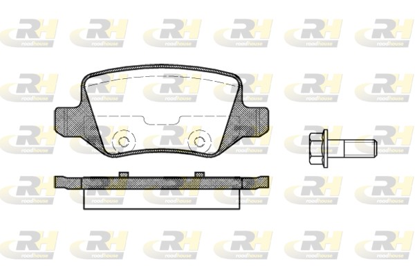 Brake Pad Set, disc brake (Rear axle)  Art. 281800