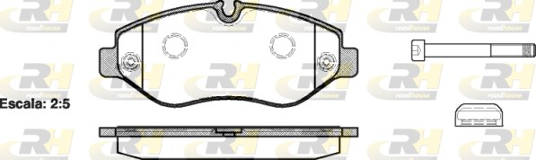 Brake Pad Set, disc brake (Front axle)  Art. 2124500