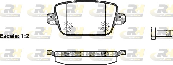 Brake Pad Set, disc brake (Rear axle)  Art. 2125600