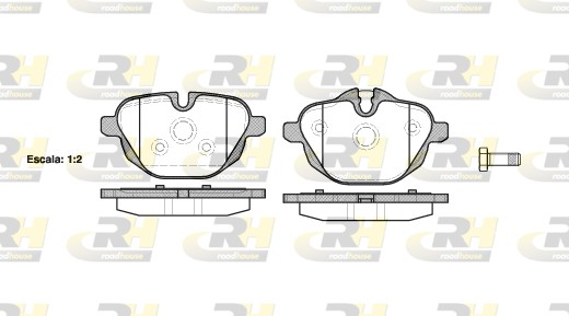 Brake Pad Set, disc brake (Rear axle)  Art. 2142100