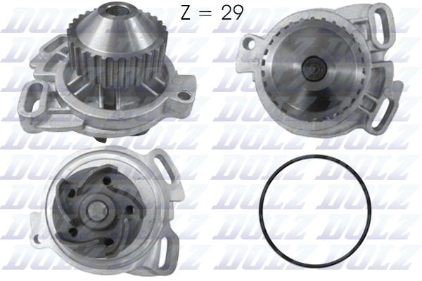 Water Pump, engine cooling  Art. A158