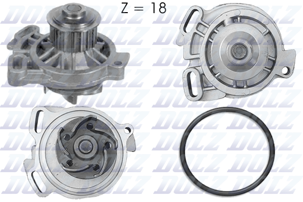 Water Pump, engine cooling  Art. A176