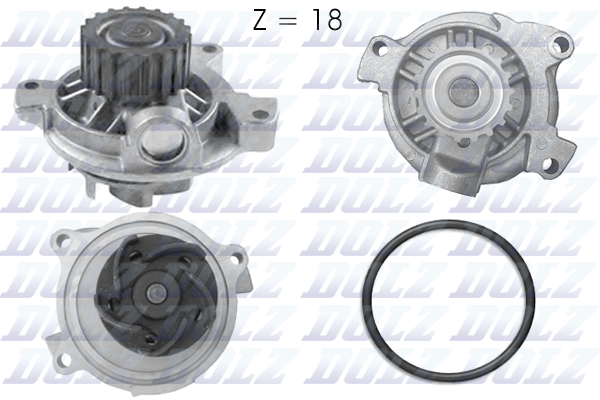 Water Pump, engine cooling  Art. A178