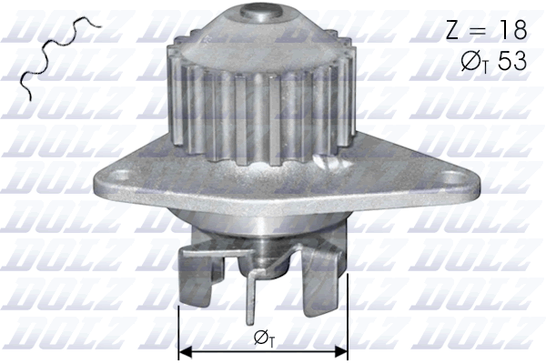 Water Pump, engine cooling  Art. C114