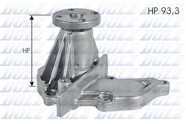 Water Pump, engine cooling  Art. F133