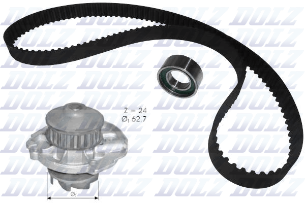 Water Pump & Timing Belt Kit  Art. KD022