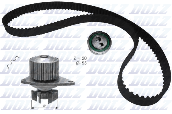 Water Pump & Timing Belt Kit  Art. KD026