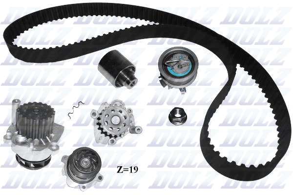 Water Pump & Timing Belt Kit  Art. KD033