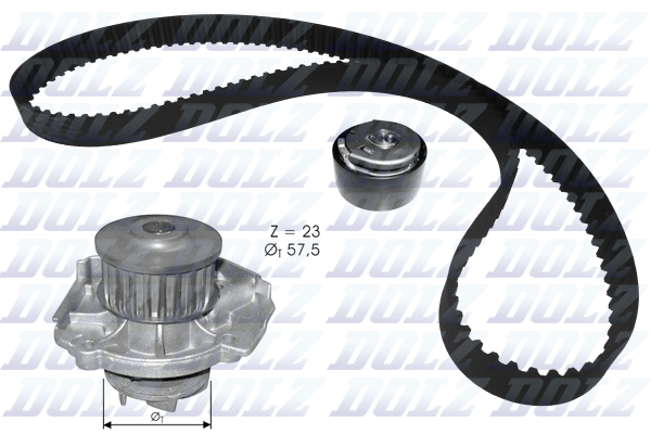 Water Pump & Timing Belt Kit  Art. KD119