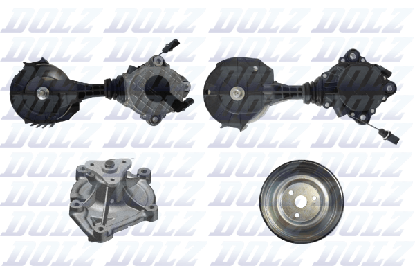 Water Pump + V-Ribbed Belt Kit  Art. KD174T