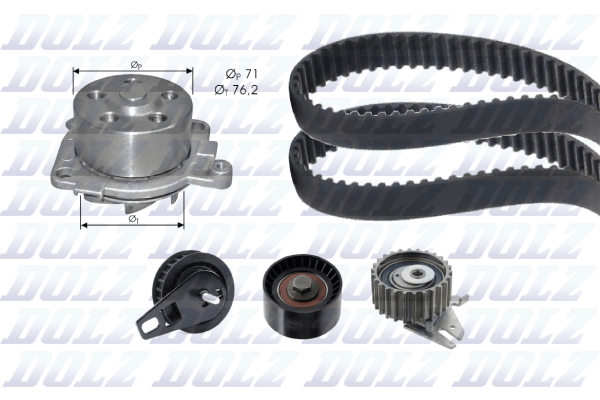 Water Pump & Timing Belt Kit  Art. KD181