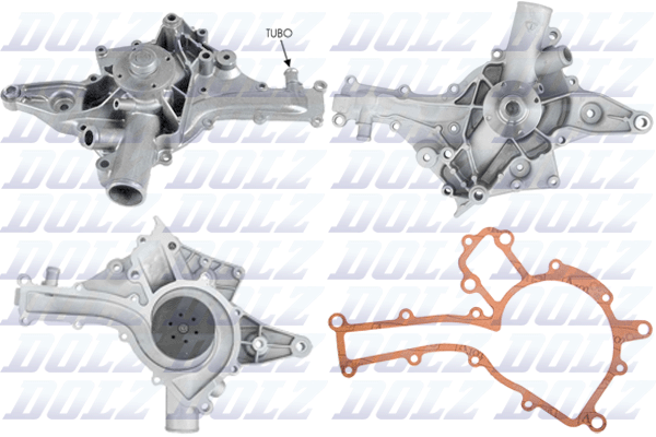 Water Pump, engine cooling  Art. M212