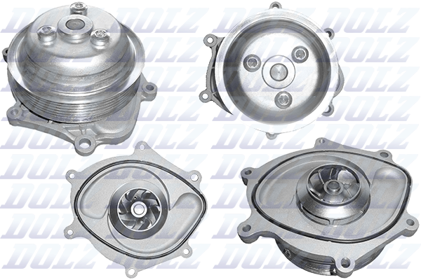 Water Pump, engine cooling (Front axle)  Art. P501