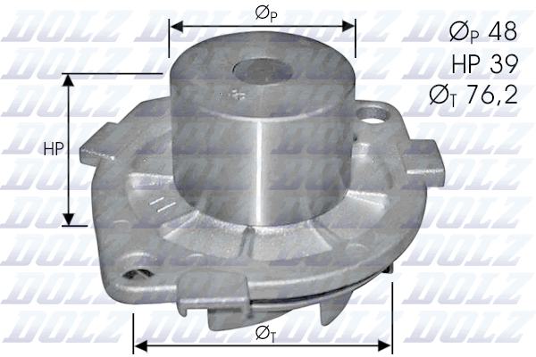 Water Pump, engine cooling  Art. S214