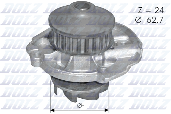 Water Pump, engine cooling  Art. S261