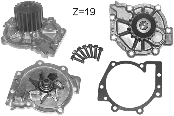 Auxiliary Water Pump (cooling water circuit)  Art. V211