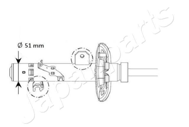 Shock Absorber (Front axle, left)  Art. MM01131