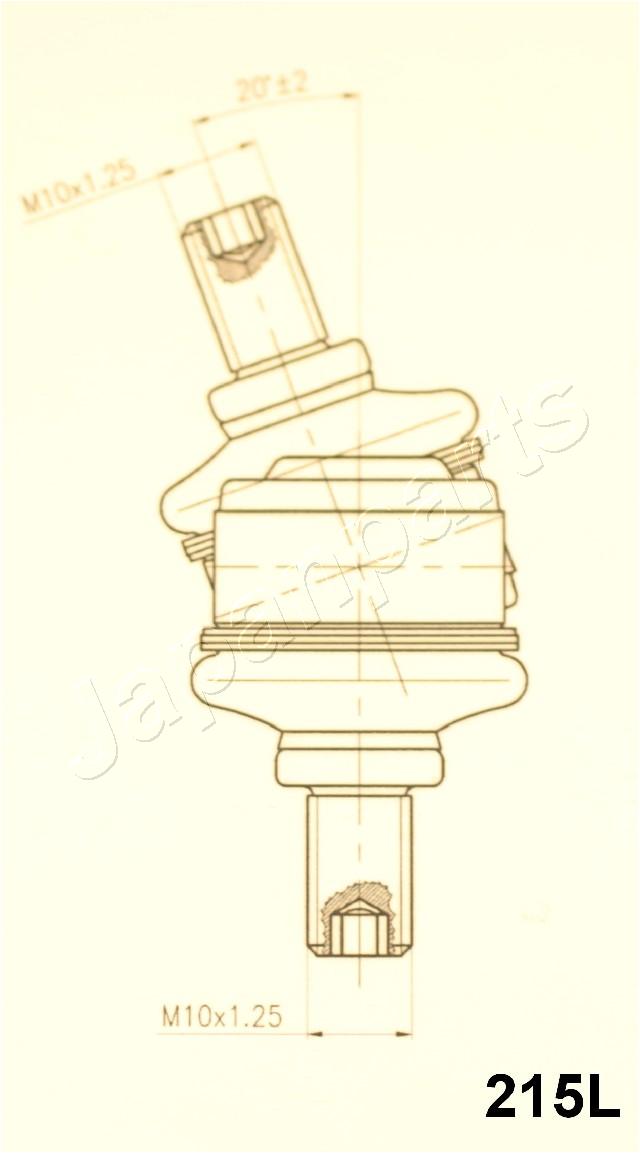 Stabiliser Bar, suspension (Front axle, left)  Art. SI215L