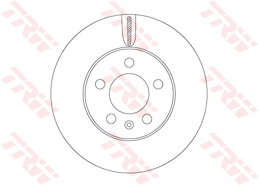 Brake Disc (Front axle)  Art. DF6584