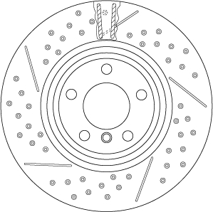 Brake Disc (Front axle)  Art. DF6606S