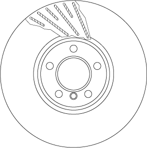 Brake Disc (Front axle, right)  Art. DF6612S