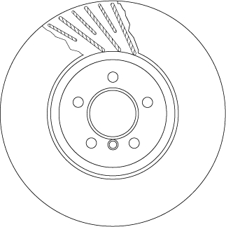 Brake Disc (Ventilated, inside)  Art. DF6614S