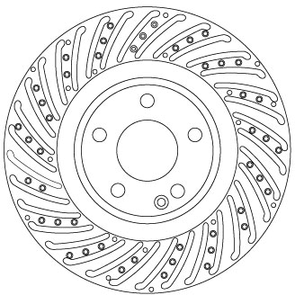 Brake Disc (09.B807.51)  Art. DF6633S