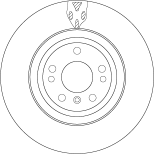 Brake Disc (Ventilated)  Art. DF6833S